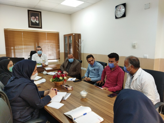 برگزاری جلسه هماهنگی واحدهای مختلف بیمارستان