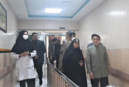 بازدید نمایندگان مجلس شورای اسلامی از بیمارستان آفتاب 