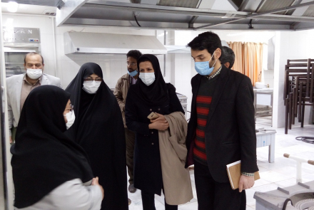 بازدید سرکار خانم دکتر چنگیز از بخش های محتلف بیمارستان آفتاب هشتم 