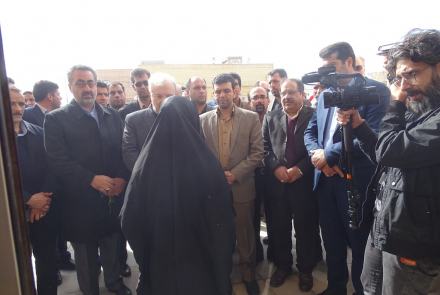 آیین افتتاح بیمارستان آفتاب هشتم با حضور جناب آقای دکتر نمکی وزیر محترم بهداشت