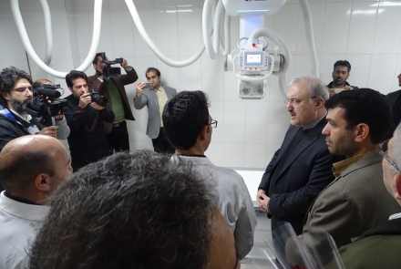 آیین افتتاح بیمارستان آفتاب هشتم با حضور جناب آقای دکتر نمکی وزیر محترم بهداشت