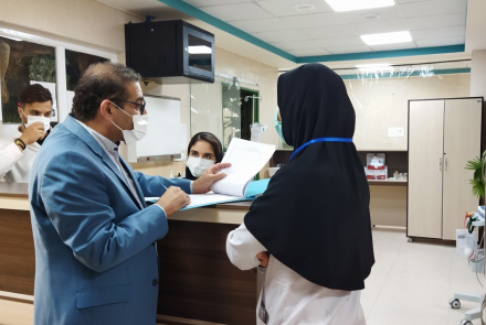 بازدید آقای دکتر گلزاری و آقای دکتر سلطانیان 