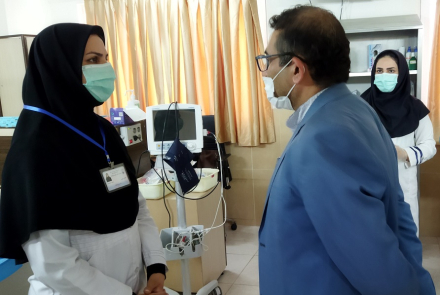 بازدید آقای دکتر گلزاری و آقای دکتر سلطانیان 