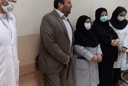 تجلیل از پرسنل محترم زایشگاه بیمارستان آفتاب هشتم به مناسبت روز ماما