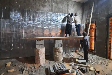 روند ساخت ساختمان سی تی اسکن بیمارستان آفتاب